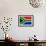 South Africa Flag Design with Wood Patterning - Flags of the World Series-Philippe Hugonnard-Framed Art Print displayed on a wall