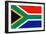 South Africa Flag Design with Wood Patterning - Flags of the World Series-Philippe Hugonnard-Framed Art Print