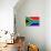 South Africa Flag Design with Wood Patterning - Flags of the World Series-Philippe Hugonnard-Stretched Canvas displayed on a wall