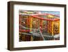 South Africa, Houtbay, Harbour, Lobster Pots-Catharina Lux-Framed Photographic Print