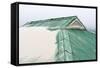 South Africa, Houtbay, in Sand Sinking House-Catharina Lux-Framed Stretched Canvas