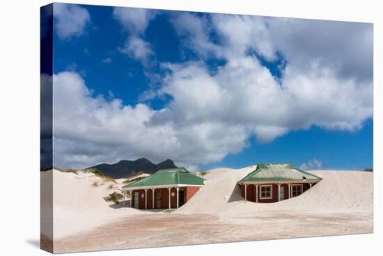 South Africa, Houtbay, in Sand Sinking Houses-Catharina Lux-Stretched Canvas