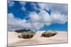 South Africa, Houtbay, in Sand Sinking Houses-Catharina Lux-Mounted Photographic Print