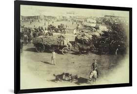 South Africa, Johannesburg, Market Square Market, 1888-null-Framed Giclee Print