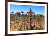 South Africa, Little Karoo, Memorial Crosses-Catharina Lux-Framed Photographic Print