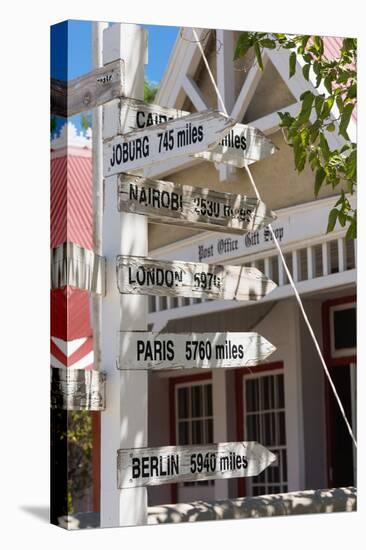 South Africa, Matjiesfontein, Signpost-Catharina Lux-Stretched Canvas