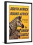 South Africa Round Africa-null-Framed Art Print