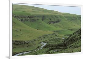 South Africa, Ukhahlamba Drakensberg National Park, Landscape around Giant's Castle-null-Framed Giclee Print