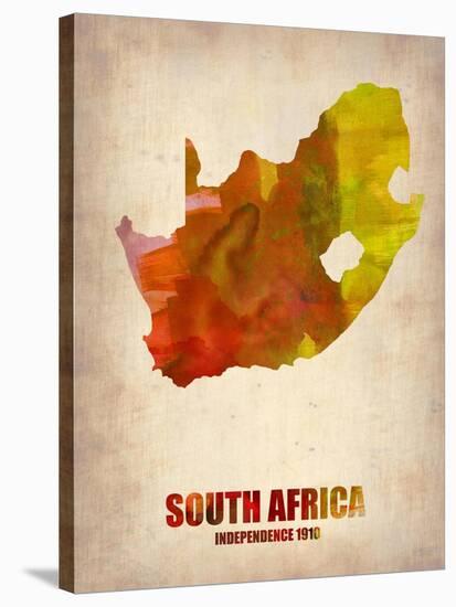 South Africa Watercolor Poster-NaxArt-Stretched Canvas