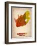 South Africa Watercolor Poster-NaxArt-Framed Art Print