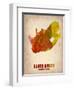 South Africa Watercolor Poster-NaxArt-Framed Art Print