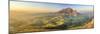 South Africa, Western Cape, Stellenbosch, Aerial view of Simonsberg Mountain range and Stellenbosch-Michele Falzone-Mounted Photographic Print