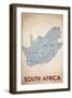 South Africa-American Flat-Framed Giclee Print