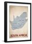 South Africa-American Flat-Framed Giclee Print