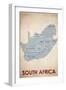 South Africa-American Flat-Framed Giclee Print