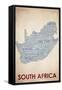 South Africa-American Flat-Framed Stretched Canvas