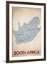 South Africa-American Flat-Framed Giclee Print