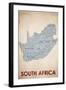 South Africa-American Flat-Framed Giclee Print