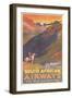 South African Airways Poster-null-Framed Premium Giclee Print