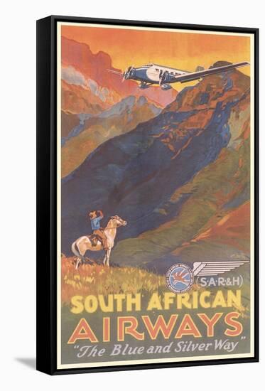 South African Airways Poster-null-Framed Stretched Canvas