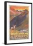 South African Airways Poster-null-Framed Art Print