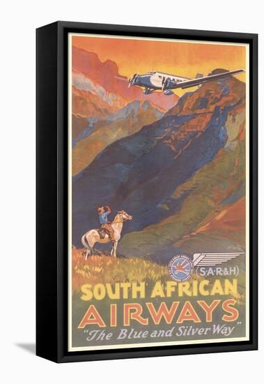 South African Airways Poster-null-Framed Stretched Canvas