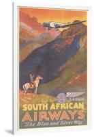 South African Airways Poster-null-Framed Art Print