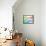 South African Flag-null-Framed Stretched Canvas displayed on a wall