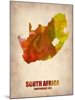 South African Map-NaxArt-Mounted Art Print