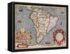 South America, 1606-Science Source-Framed Stretched Canvas