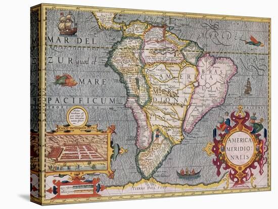 South America, 1606-Science Source-Stretched Canvas