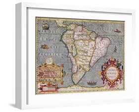 South America, 1606-Science Source-Framed Giclee Print