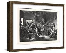 South America: a Baby's Wake in the Interior of Chile-null-Framed Giclee Print