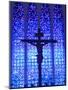 South America, Brazil, Brasilia, Distrito Federal, the Santuario Dom Bosco Church, Stained Glass Wi-Alex Robinson-Mounted Photographic Print