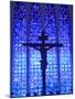 South America, Brazil, Brasilia, Distrito Federal, the Santuario Dom Bosco Church, Stained Glass Wi-Alex Robinson-Mounted Photographic Print