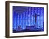 South America, Brazil, Brasilia, Distrito Federal, the Santuario Dom Bosco Church, Stained Glass Wi-Alex Robinson-Framed Photographic Print