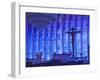 South America, Brazil, Brasilia, Distrito Federal, the Santuario Dom Bosco Church, Stained Glass Wi-Alex Robinson-Framed Photographic Print