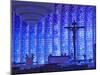 South America, Brazil, Brasilia, Distrito Federal, the Santuario Dom Bosco Church, Stained Glass Wi-Alex Robinson-Mounted Photographic Print