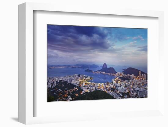 South America, Brazil, Rio De Janeiro, Sugar Loaf-Alex Robinson-Framed Photographic Print