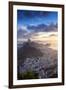 South America, Brazil, Rio de Janeiro, View of Copacabana, Sugar Loaf and Rio city from the summit -Alex Robinson-Framed Photographic Print