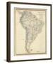 South America, c.1842-null-Framed Art Print
