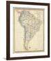 South America, c.1842-null-Framed Art Print