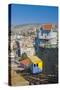 South America, Chile, Pacific Coast, Valparaiso, Harbour, Funicular Railway, Lookout-Chris Seba-Stretched Canvas