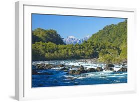 South America, Chile, Patagonia, National Park Petrohue, River Rio Petrohue, Rapids-Chris Seba-Framed Photographic Print