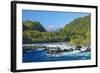 South America, Chile, Patagonia, National Park Petrohue, River Rio Petrohue, Rapids-Chris Seba-Framed Photographic Print