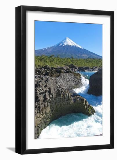 South America, Chile, Patagonia, Petrohue National Park, Volcano Osorno-Chris Seba-Framed Premium Photographic Print