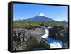 South America, Chile, Patagonia, Petrohue National Park, Volcano Osorno-Chris Seba-Framed Stretched Canvas