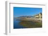 South America, Chile, Patagonia, Puerto Natales, Waterside Promenade, Low Tide-Chris Seba-Framed Photographic Print