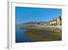 South America, Chile, Patagonia, Puerto Natales, Waterside Promenade, Low Tide-Chris Seba-Framed Photographic Print