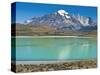 South America, Chile, Patagonia, Torres Del Paine National Park, Mountain Landscape-Chris Seba-Stretched Canvas